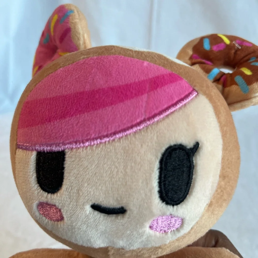 Tokidoki Donutella‎ Plush - Brown, Pink, and White